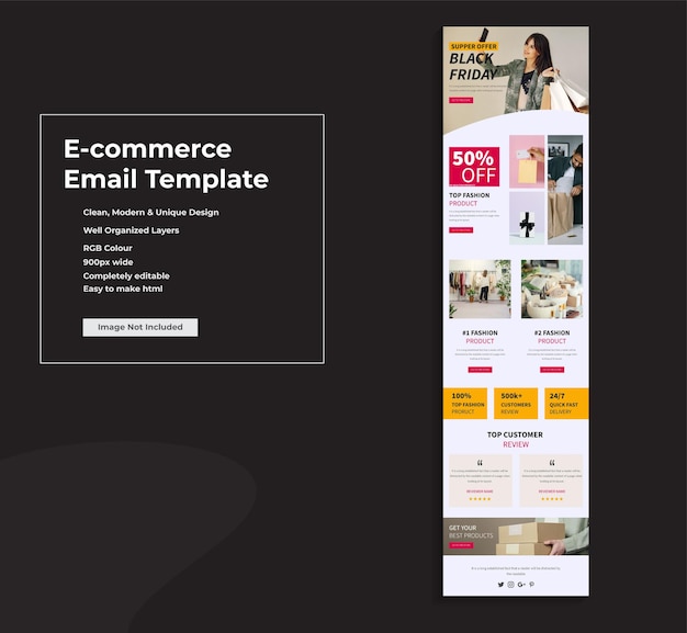 E-commerce Product Promotion Email Marketing Newsletter Template