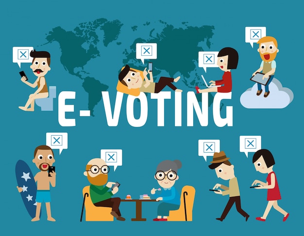 E-voting characters