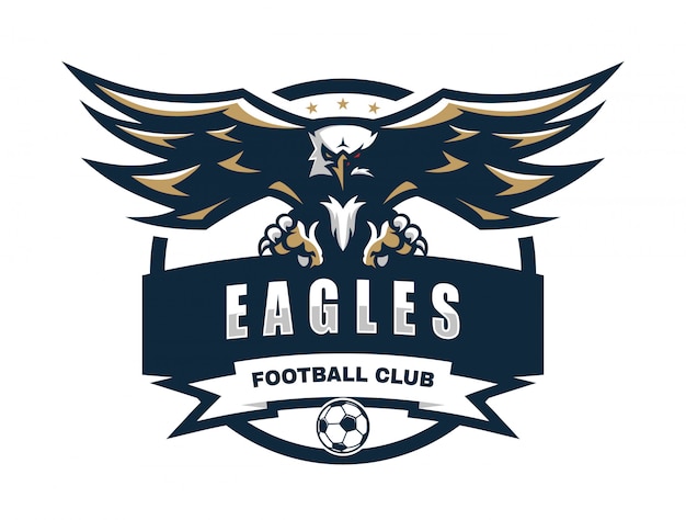 Eagle Football Club Vector Logo Template