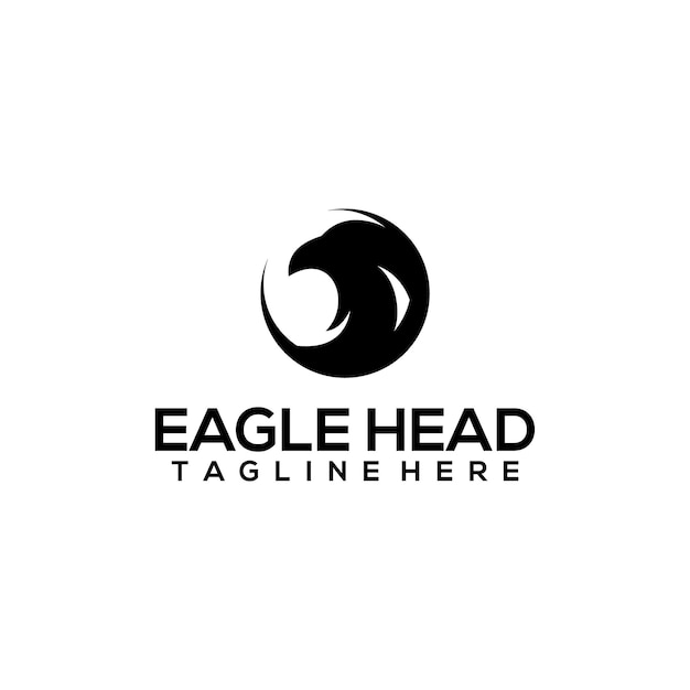 Eagle head logo concept vector isolated in white background