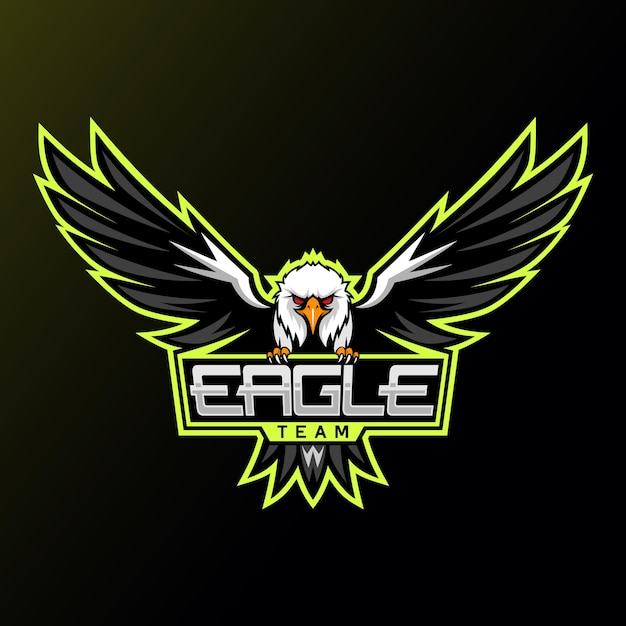 Eagle Mascot Logo Sport Team