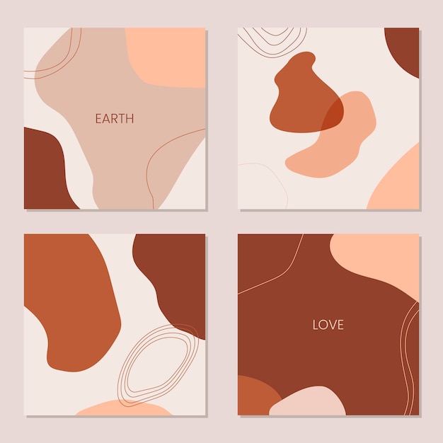 Earth color hand drawn background