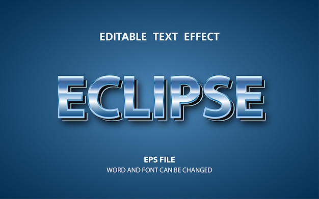 Eclipse editable text effect