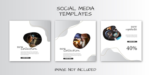 Editable Modern Template Discount Promo Template for Social Media Post