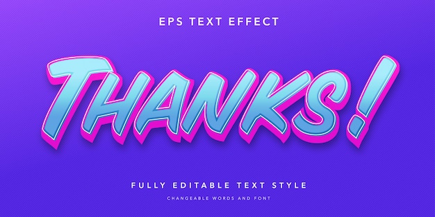 editable text effect