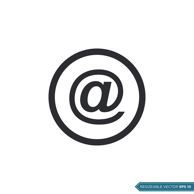 Email Sign UI / UX Icon Vector Symbol Illustration Design