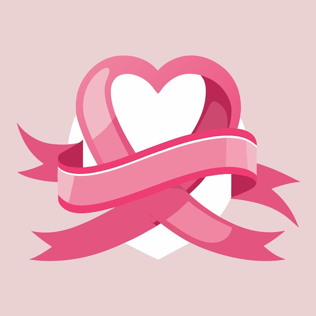 Vector empowering hope a vector illustration for breast cancer awareness