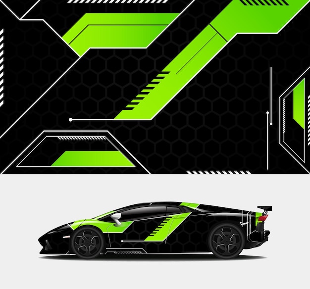 Vector esports racing pattern background and wrapping full vector art work