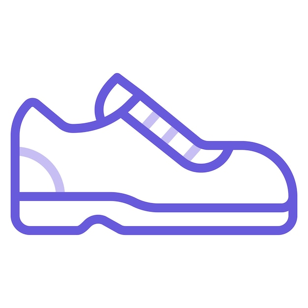 Exercise Shoes Vector Illustration