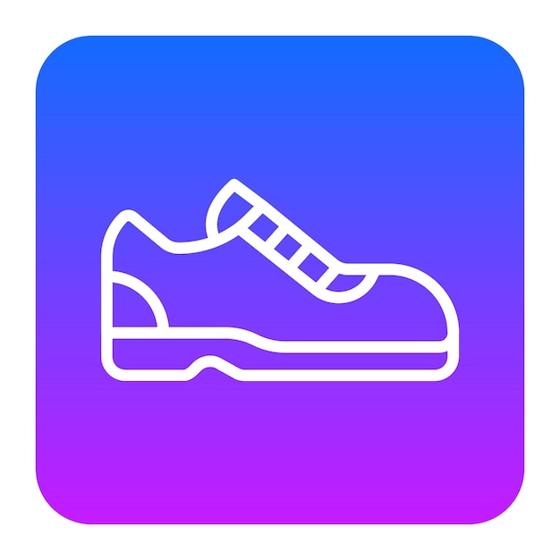 Exercise Shoes Vector Illustration