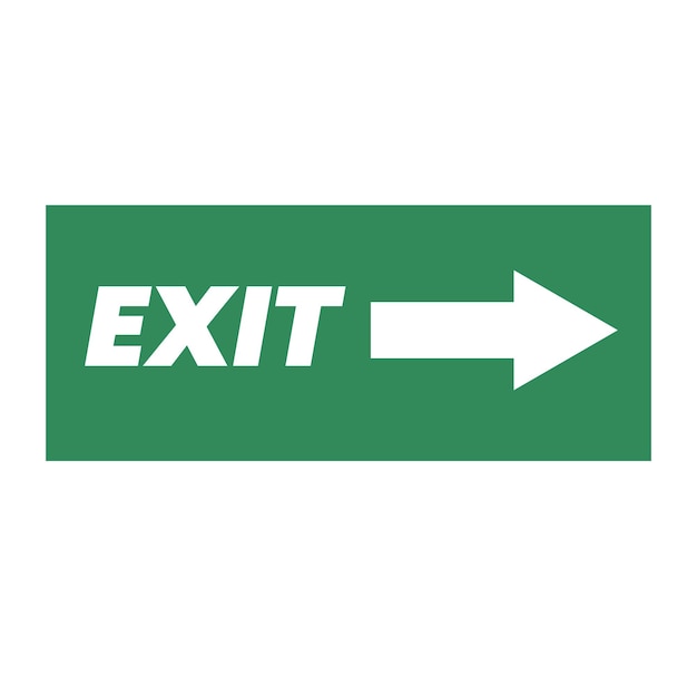 exit sign