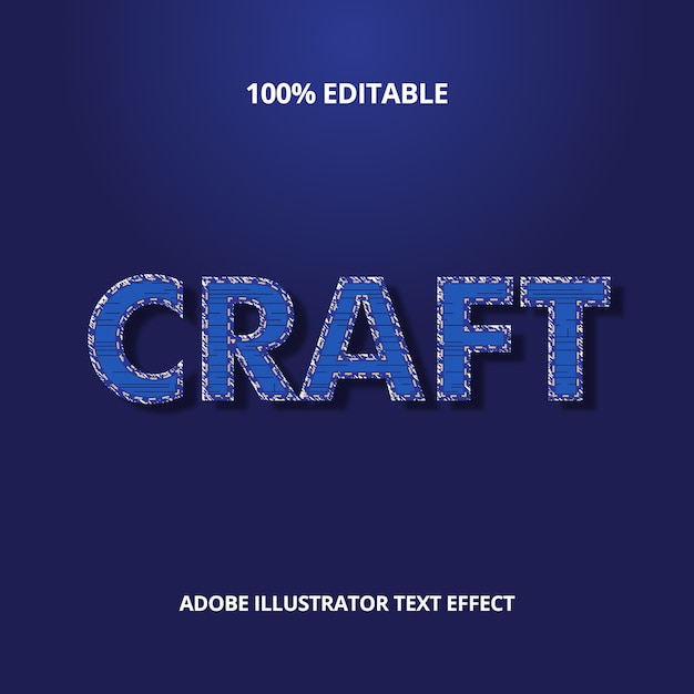 Fabric Text Effect Premium   