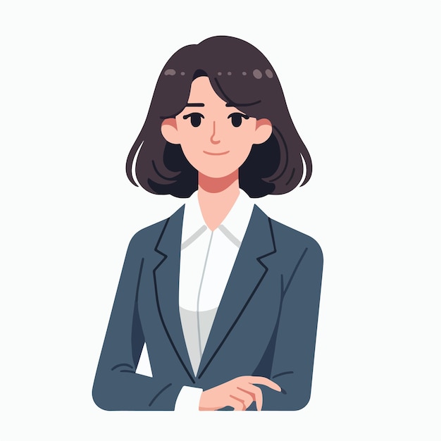 Vector faceless business woman vector