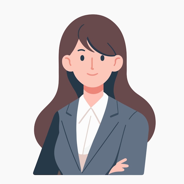 Vector faceless business woman vector