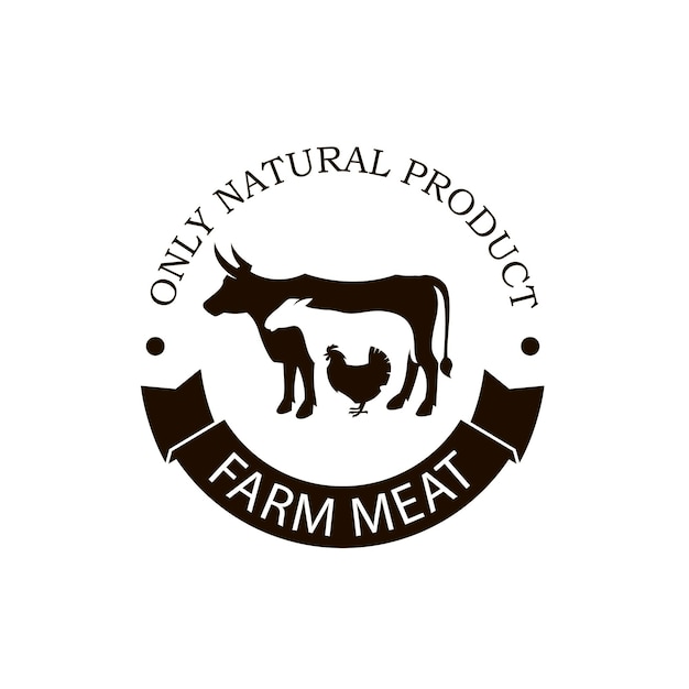 farm animals label