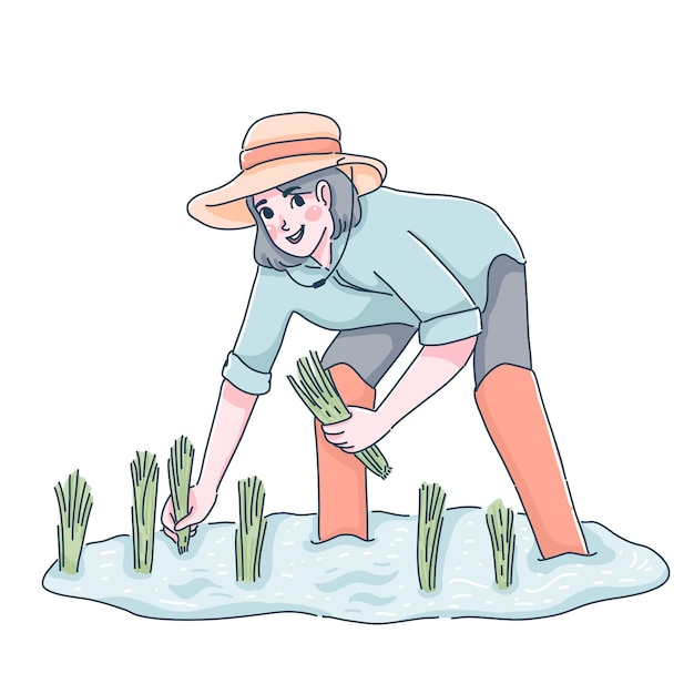 Farmer illustration