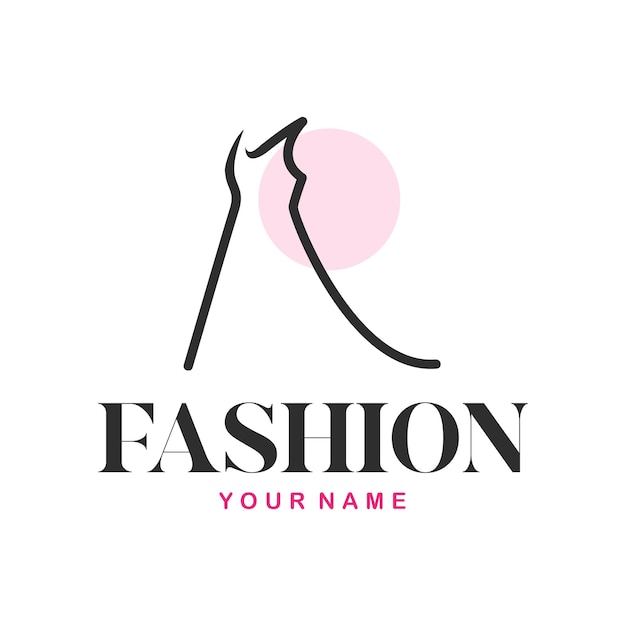 Vector fashion business fashion logo template