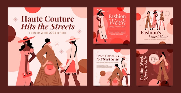 Fashion week template design