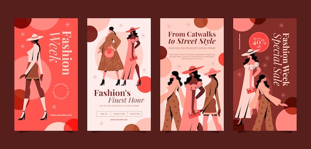 Fashion week template design