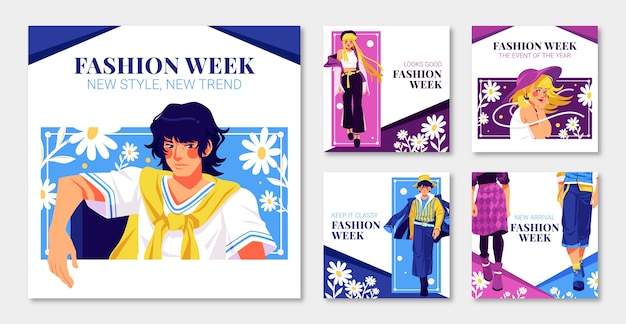 Fashion week template design