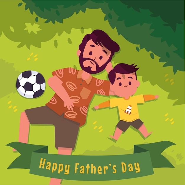 Father's day illustration