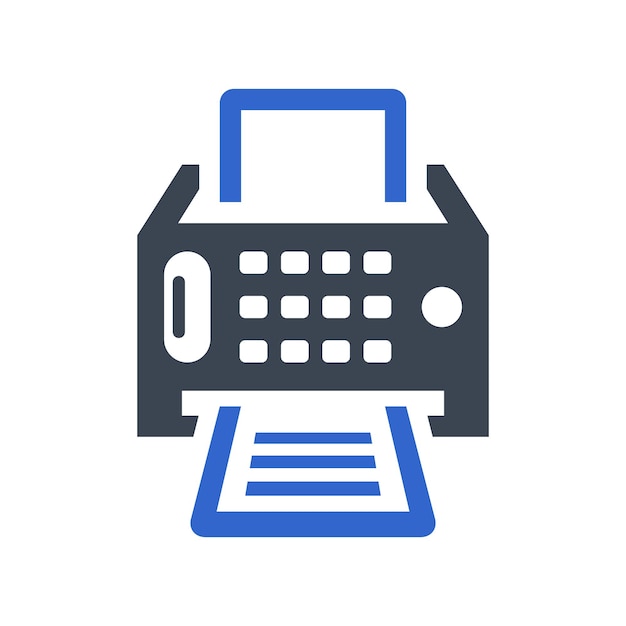 Fax machine icon