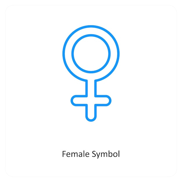 Vector female symbol