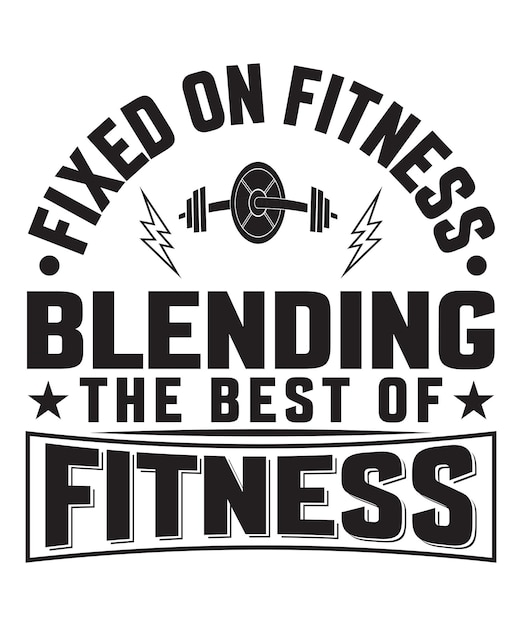 Fitness Gym T-Shirt Design