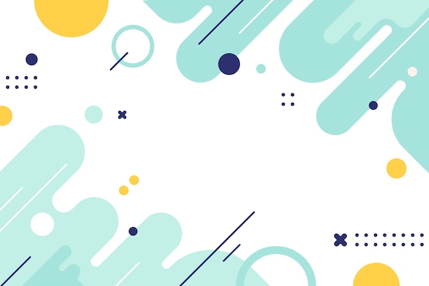 Vector flat geometric background