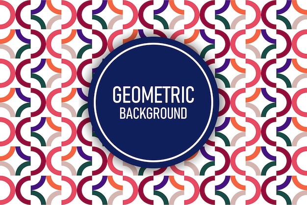 Flat geometric background