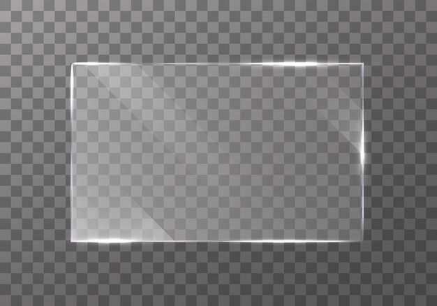 Vector flat glass plate