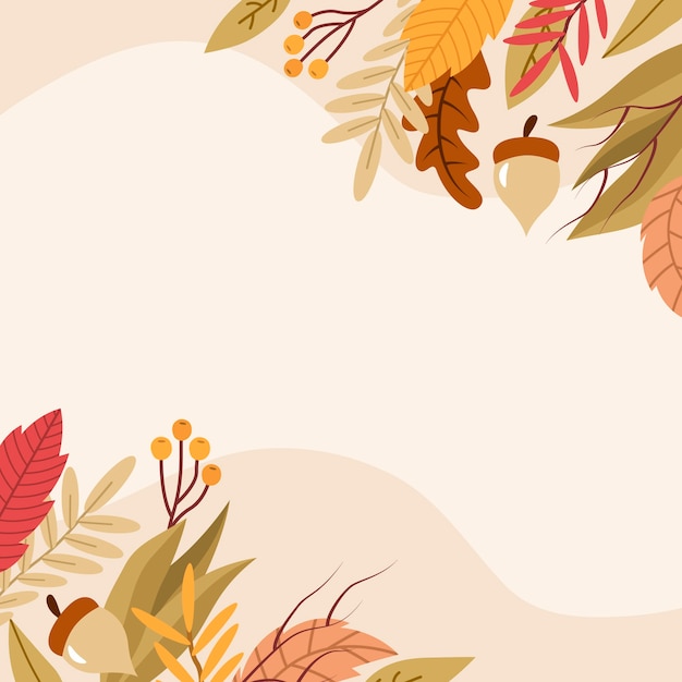 Flat illustration for autumn celebration