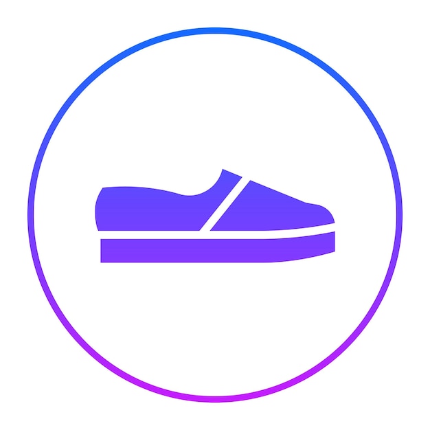 Flat Shoes Vector Illustration