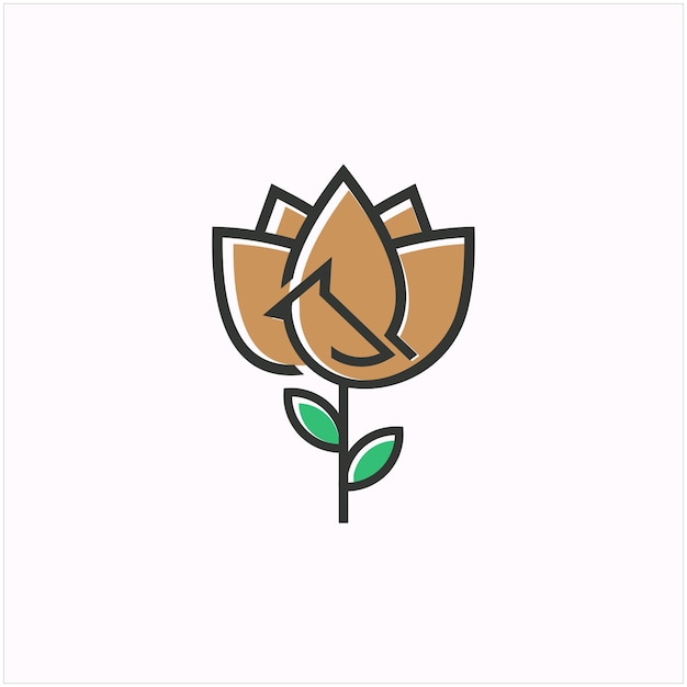 Flower logo design