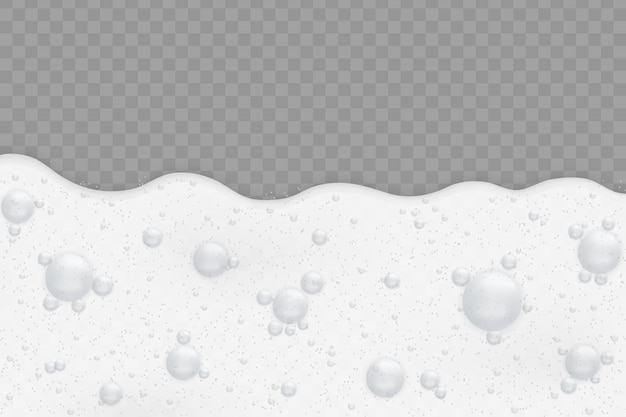 Vector foam with bubbles