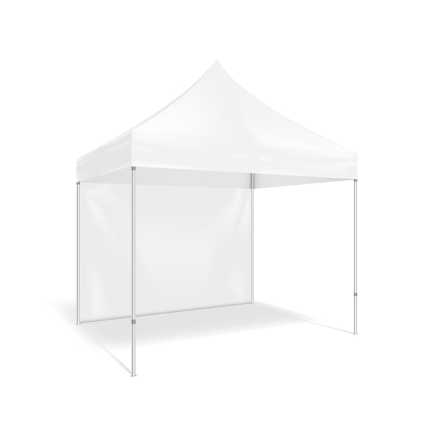 Vector folding tent illustration