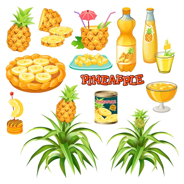 Food from pineapple.