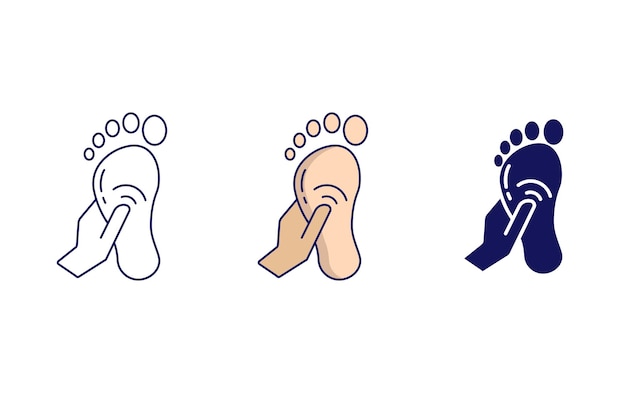 Foot Massage vector icon