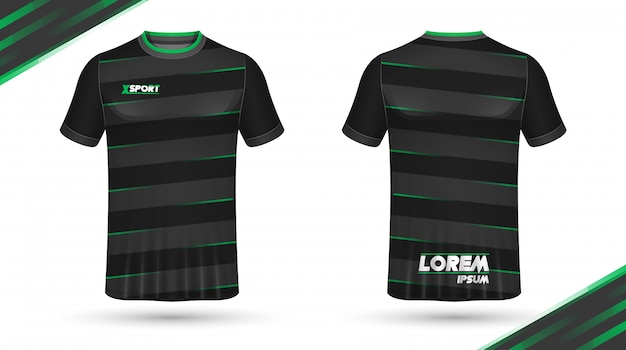 Football shirt template 