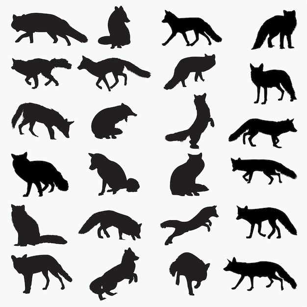 Fox Silhouettes 