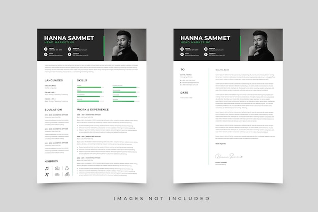 Free clean resume template