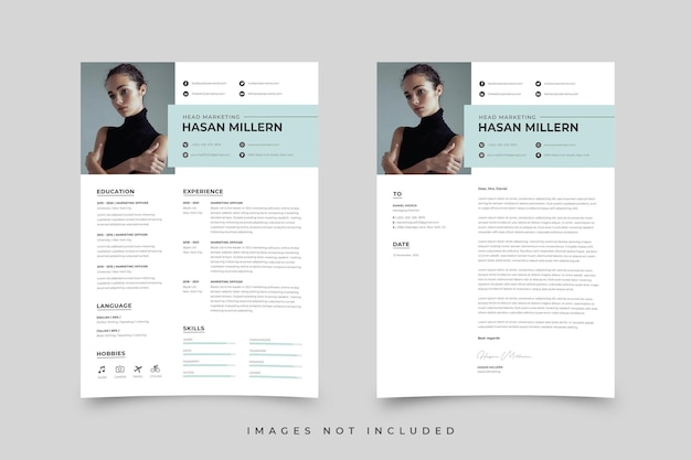 Free clean resume template