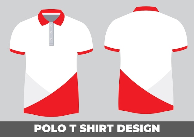 Vector free pholo t shirt design red and gray color