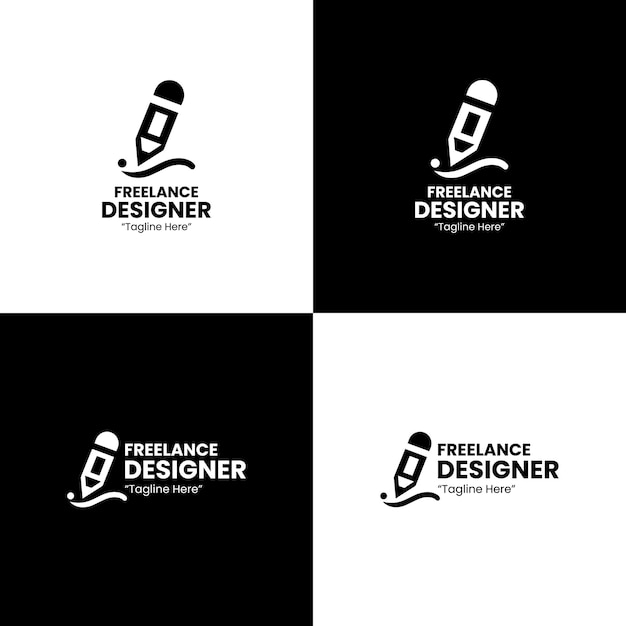 Vector freelance designer logo