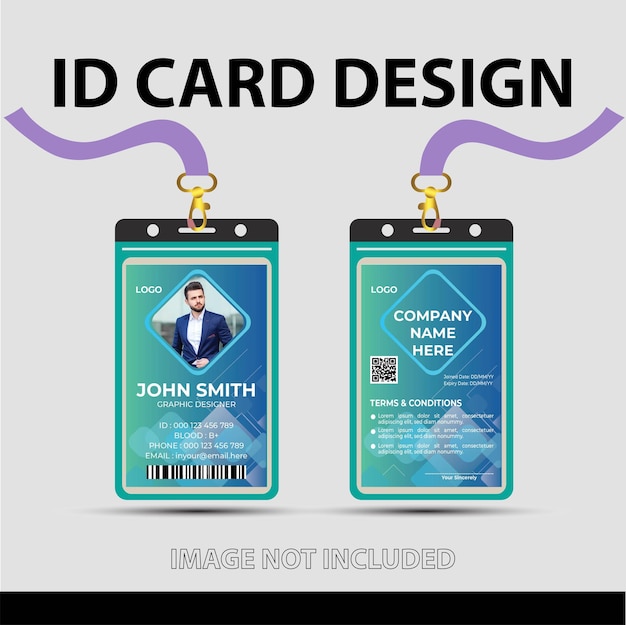 Vector freepik id card