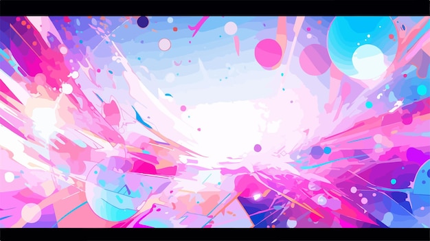 Vector futuristic vector background with sparkling effect for creative designs