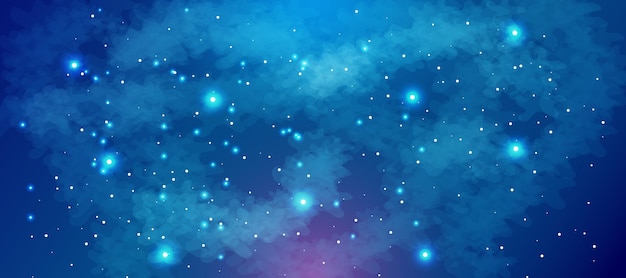 Vector galaxy background