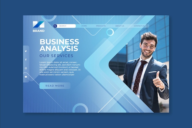 General business landing page