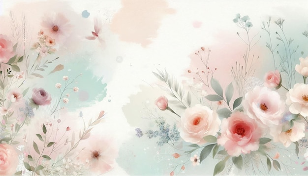Vector a gentle seamless background in pastel tones with light effects soft textures and delicate geometr