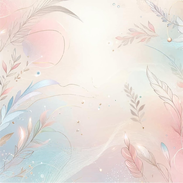 Vector a gentle seamless background in pastel tones with light effects soft textures and delicate